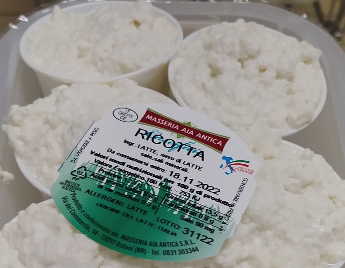 Ricotta, Ricotta pasticceria, fagottini di ricotta