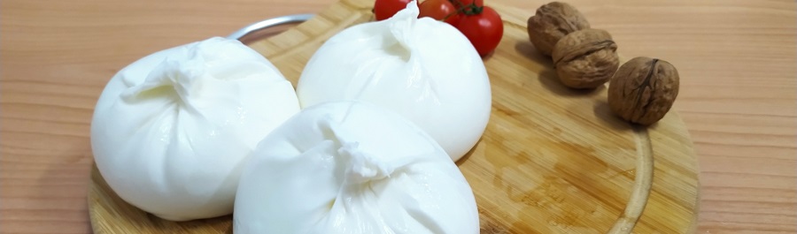 Burrata, burratine, stracciatella, bocconcini alla panna