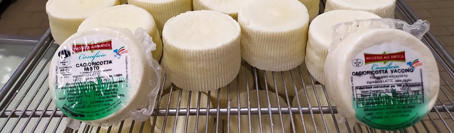 Cacioricotta vaccino/cacioricotta misto capra, Morbidello, Teggio, Occhiello